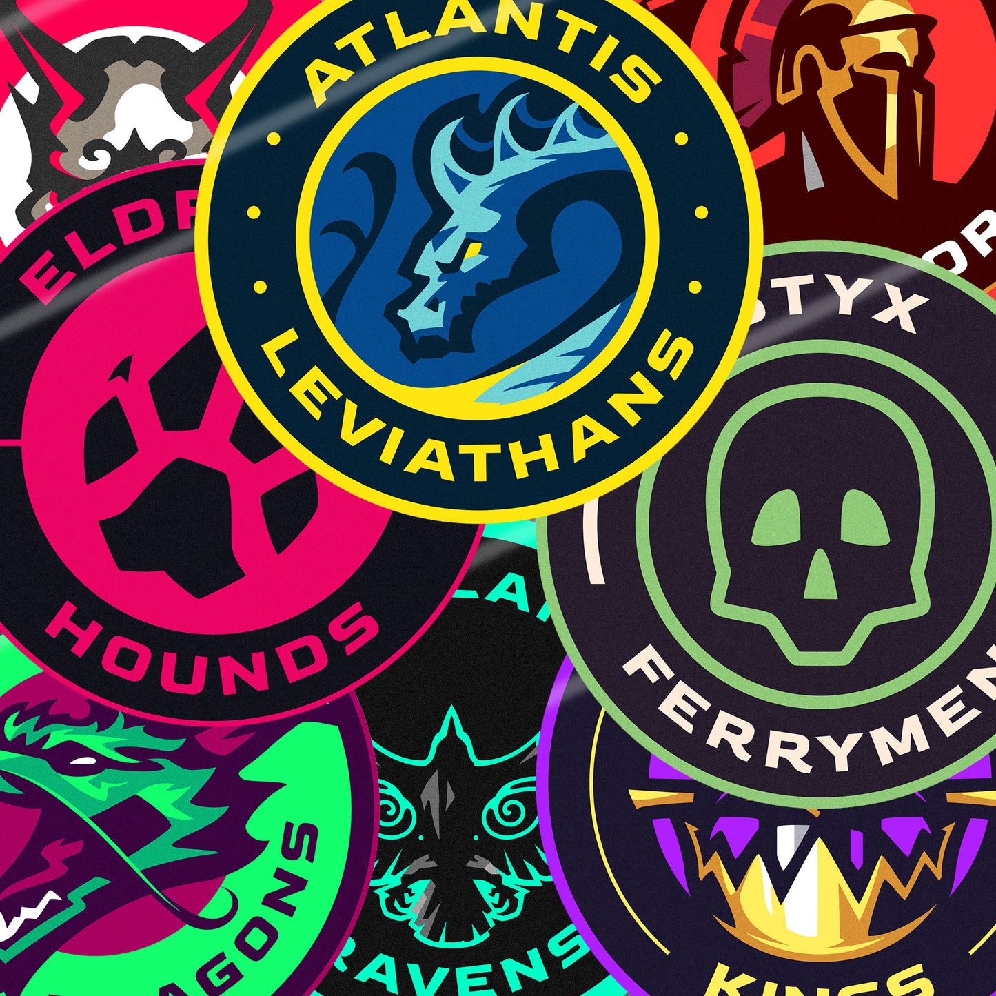 SPL Team Sticker Sheet