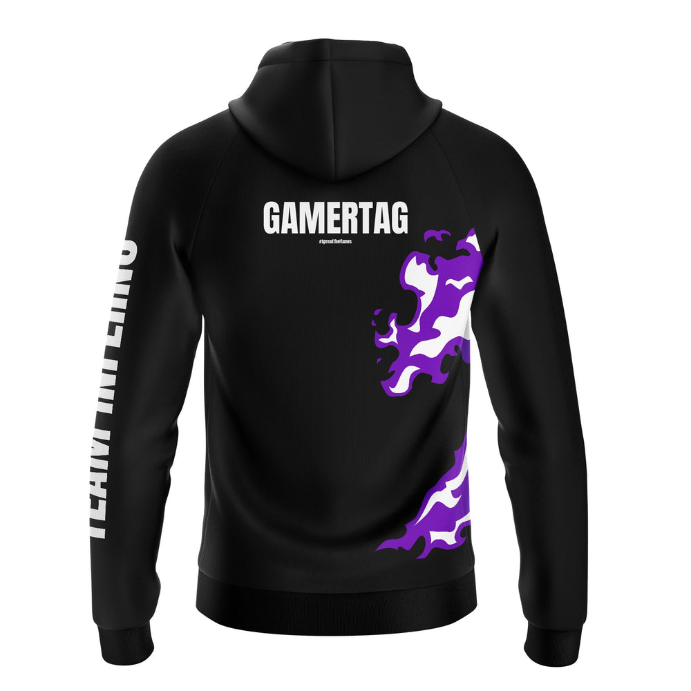 TEAM INFERNO - Black Pro Hoodie - Personalized