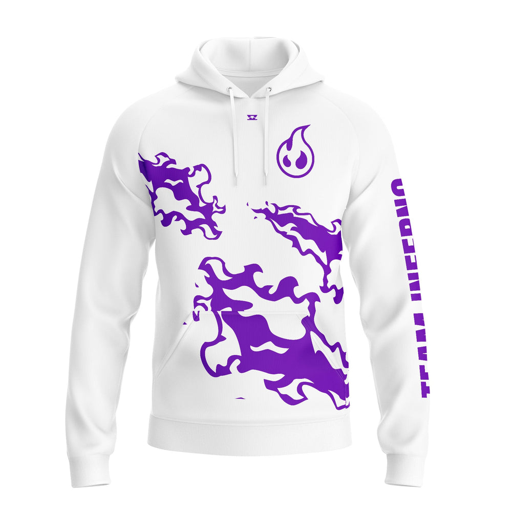 TEAM INFERNO - White Pro Hoodie - Personalized