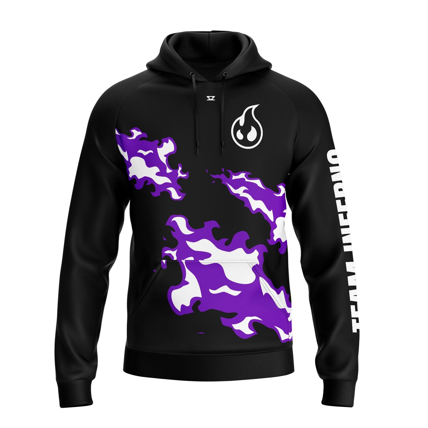 TEAM INFERNO - Black Pro Hoodie - Personalized